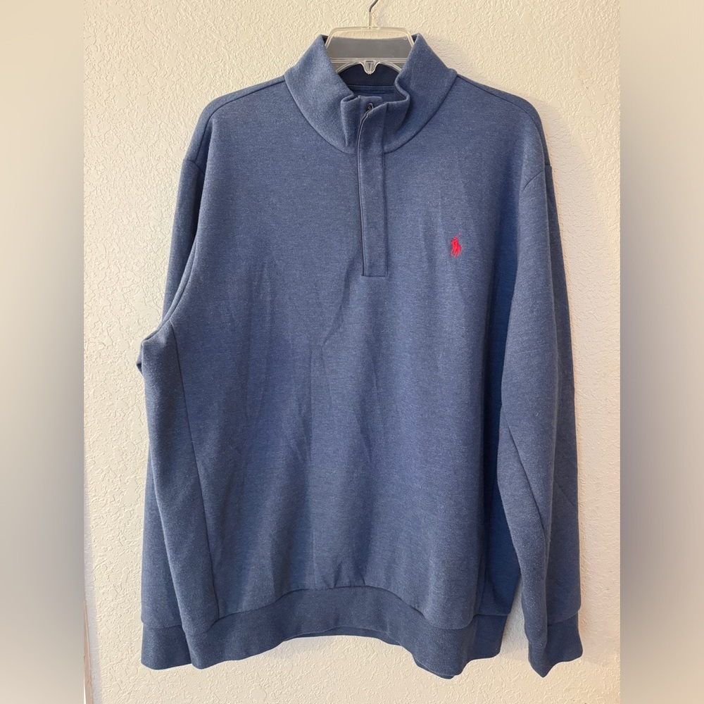 Polo by Ralph Lauren Light Navy Snap Pullover